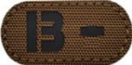 Load image into Gallery viewer, 1"x2" Tactical Laser Cut Blood Type Patch