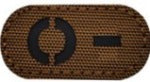 Load image into Gallery viewer, 1"x2" Tactical Laser Cut Blood Type Patch