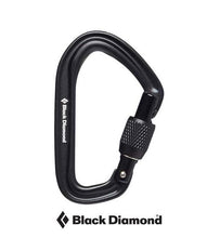 Load image into Gallery viewer, Black Diamond Hotforge Screwgate Carabiner Black