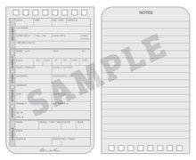 Load image into Gallery viewer, Field Interview Notebook (3'' x 5'')