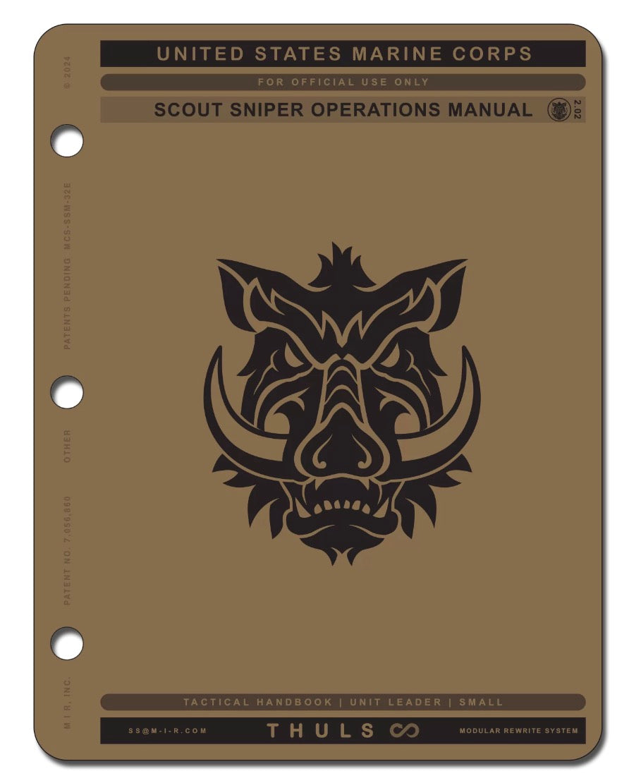 SCOUT SNIPER OPERATIONS MANUAL