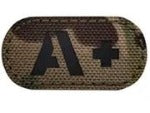 Load image into Gallery viewer, 1"x2" Tactical Laser Cut Blood Type Patch