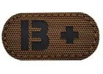 Load image into Gallery viewer, 1"x2" Tactical Laser Cut Blood Type Patch
