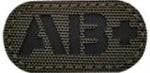 Load image into Gallery viewer, 1"x2" Tactical Laser Cut Blood Type Patch