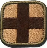 Load image into Gallery viewer, 2&quot;x2&quot;  Tactical  Embroidered Cross Patch